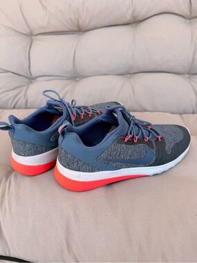 Nike Gray and Coral Running Shoes